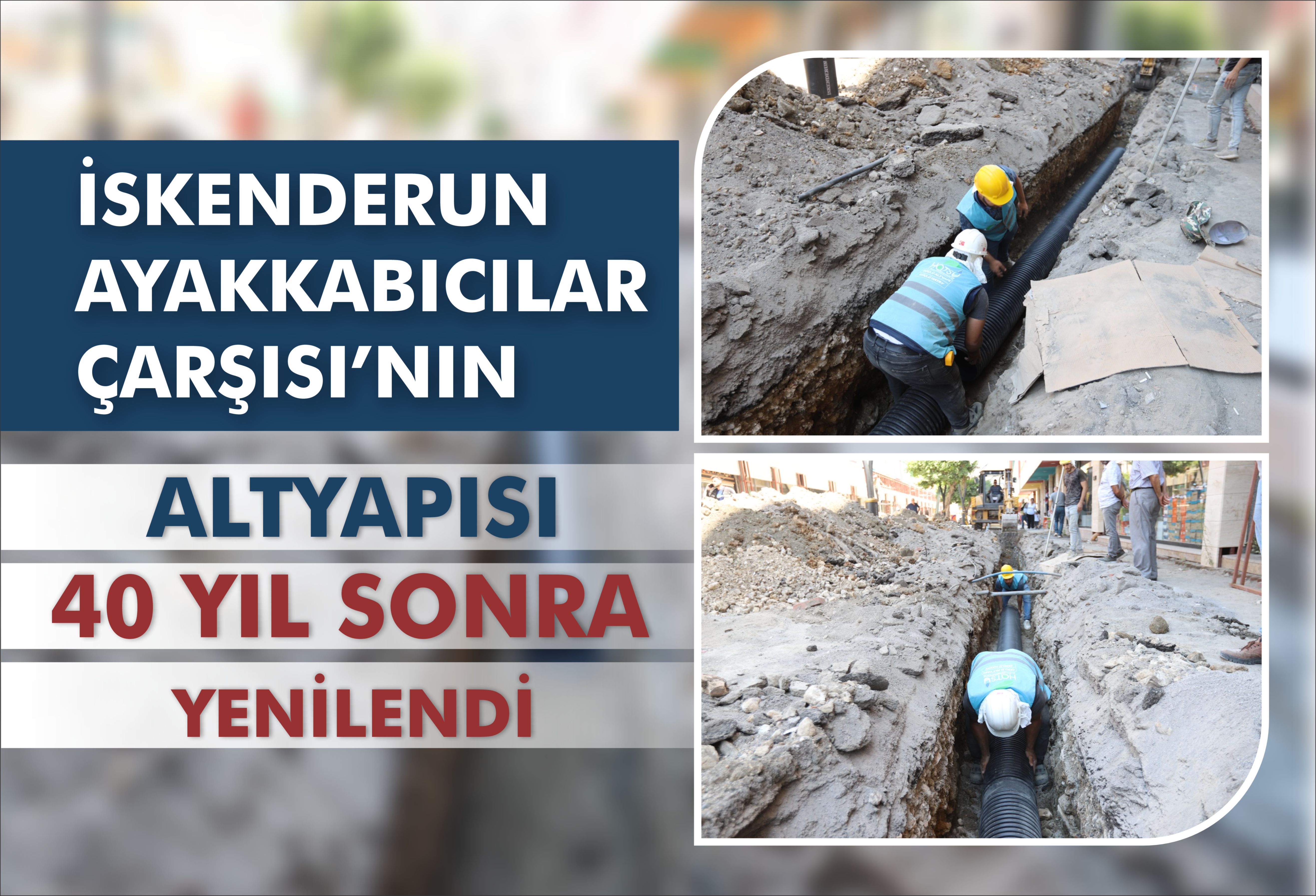 İskenderun Ayakkabıcılar Çarşısına Modern Altyapı